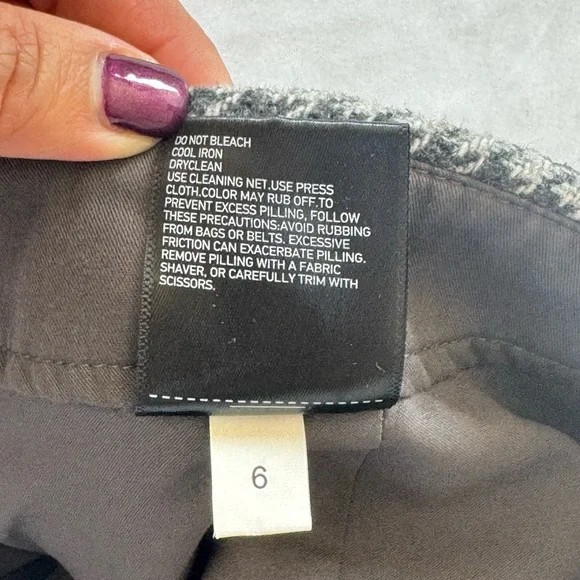 Uniqlo Monochrome Houndstooth Mini Skirt - Picture 10 of 11